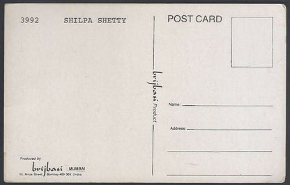 AOP India Bollywood SHILPA SHETTY vintage postcard