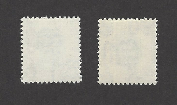 India printer's specimens GANDHI on Ashoka watermarked paper x 2 diff MNH ZAZ