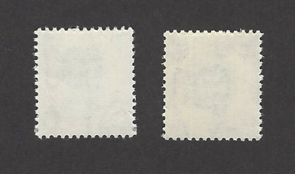 India printer's specimens GANDHI on Ashoka watermarked paper x 2 diff MNH ZAZ