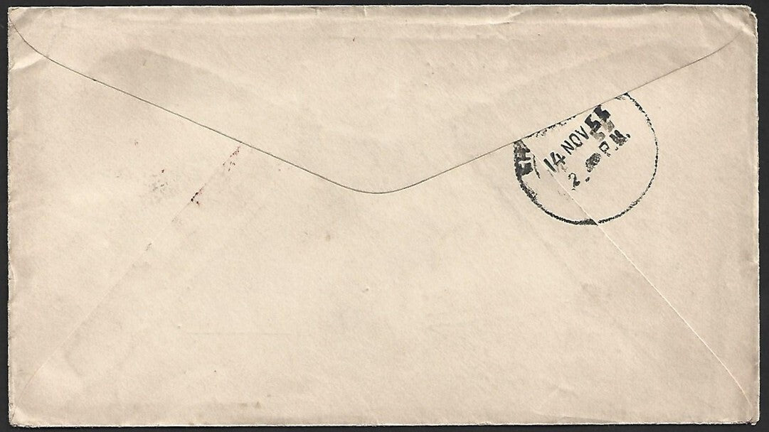 (AOP) Australia 1955 Australasian National Philatelic Exhibition cover to India