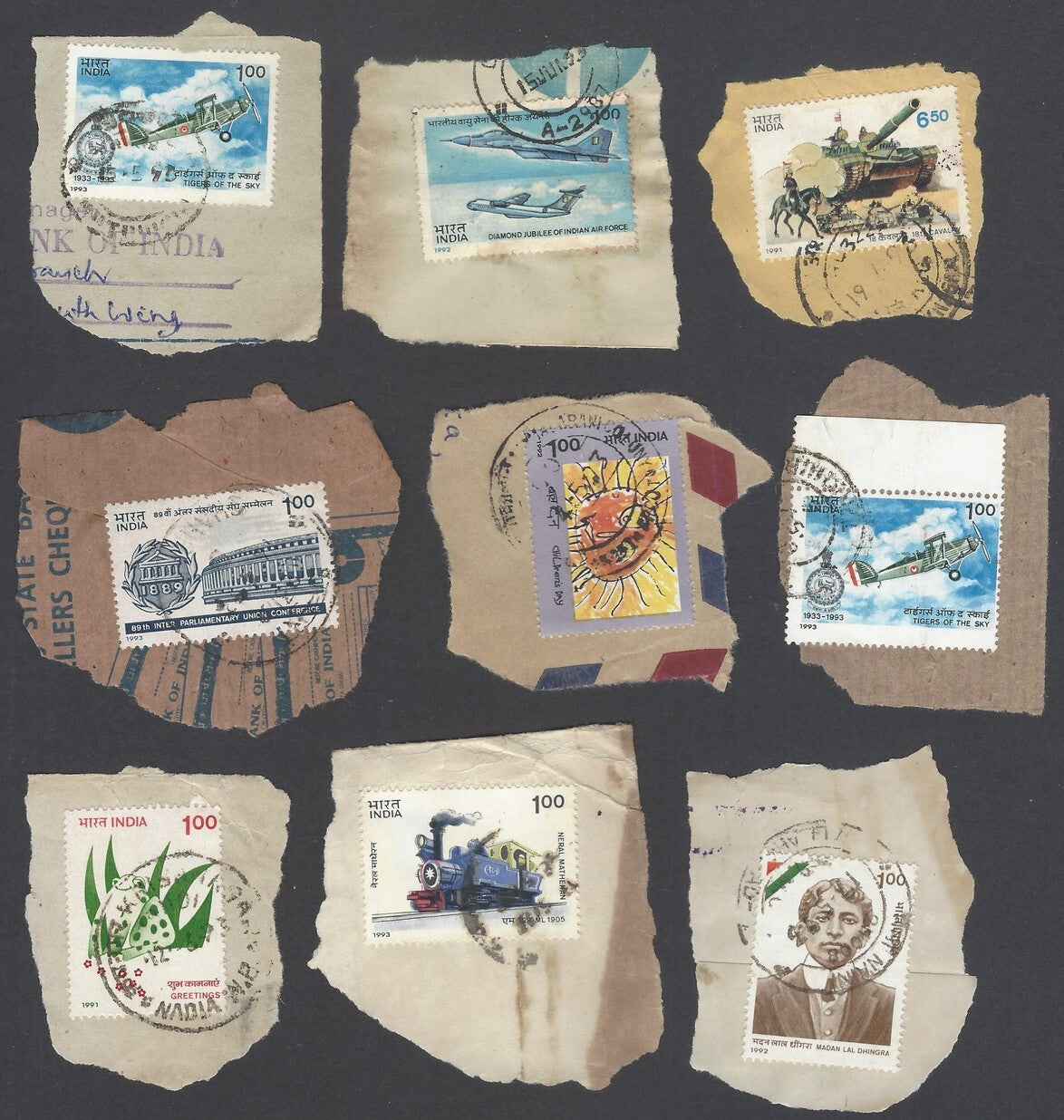 AOP India 1990s commemoratives on paper 250++