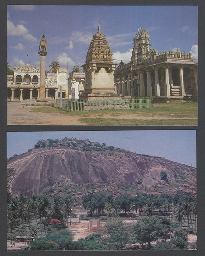 AOP India HISTORICAL VIEWS OF SHRAVANABELAGOLA packet of 10 picture postcards