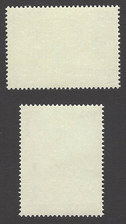 India 1987 Wild Cats – Snow Leopard & White Tiger 2v MNH