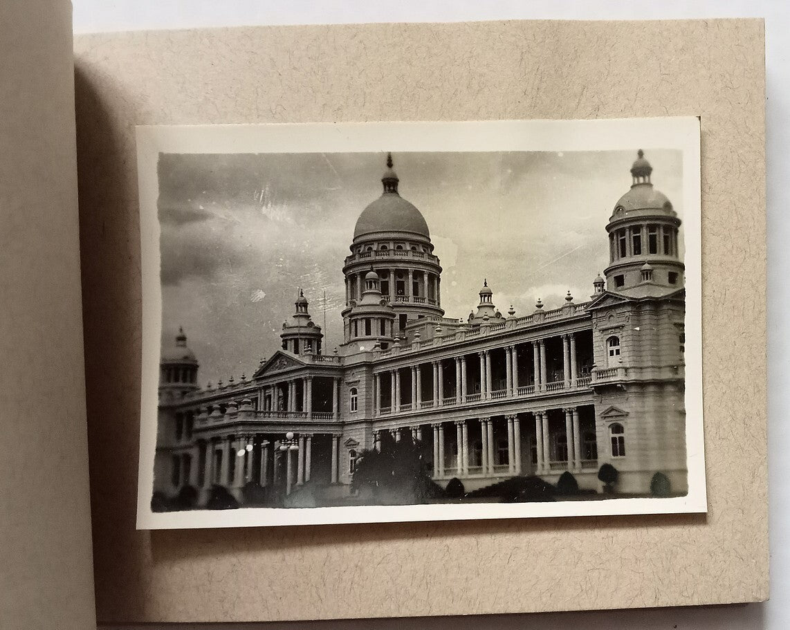 AOP India MYSORE vintage booklet with 9 small photographs