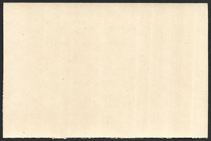 India 25p postal stationery card MISCUT error