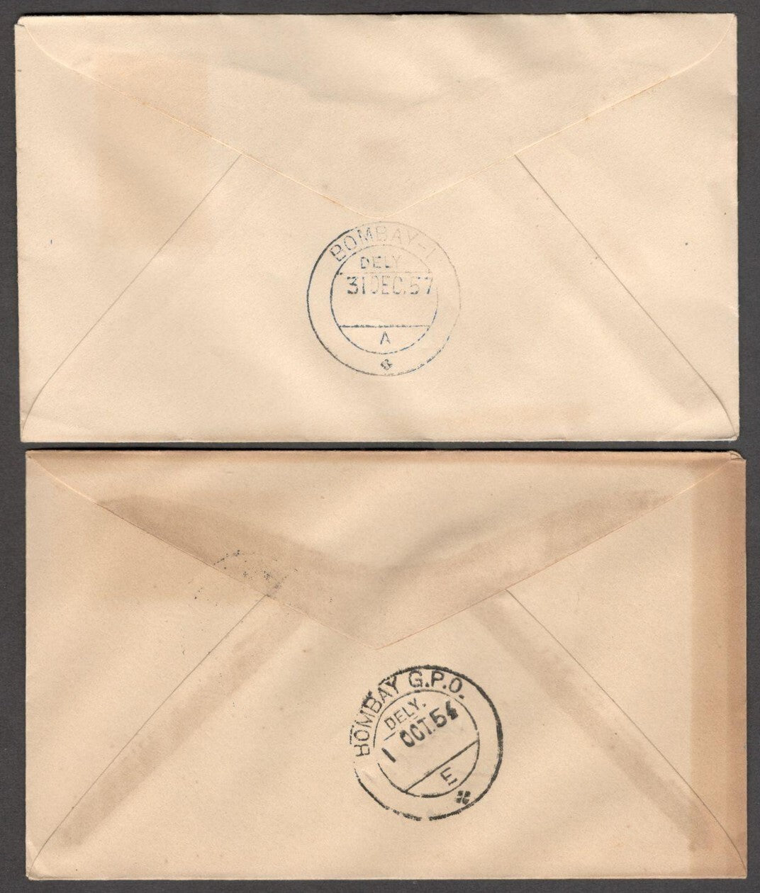 India Anna series - set of 12 plain FDCs