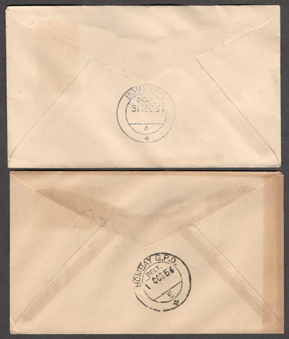 India Anna series - set of 12 plain FDCs