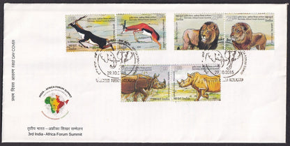 India 2015 First Day cover collection (13), some with unused brochures