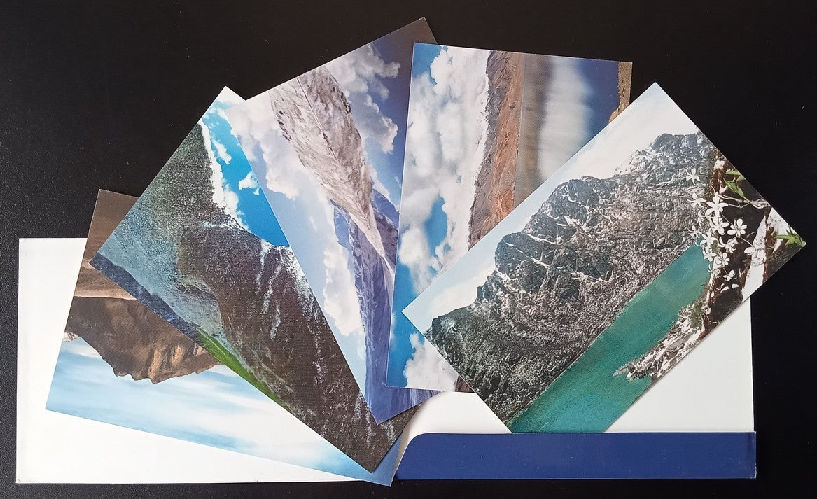 India 2006 HIMALAYAN LAKES booklet of 5 unused maximum cards by Kolkata G.P.O