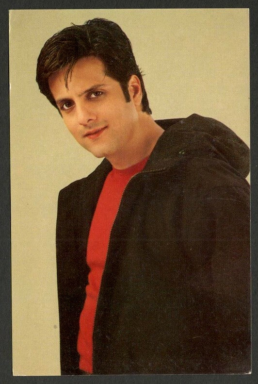 AOP India Bollywood FARDEEN KHAN vintage postcard 