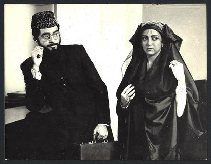 Shatrughan Sinha & Hema Malini Bollywood India 17cm x 21.5cm vintage photo