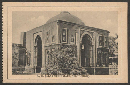 AOP India vintage postcard Allah Uddin Gate, DELHI