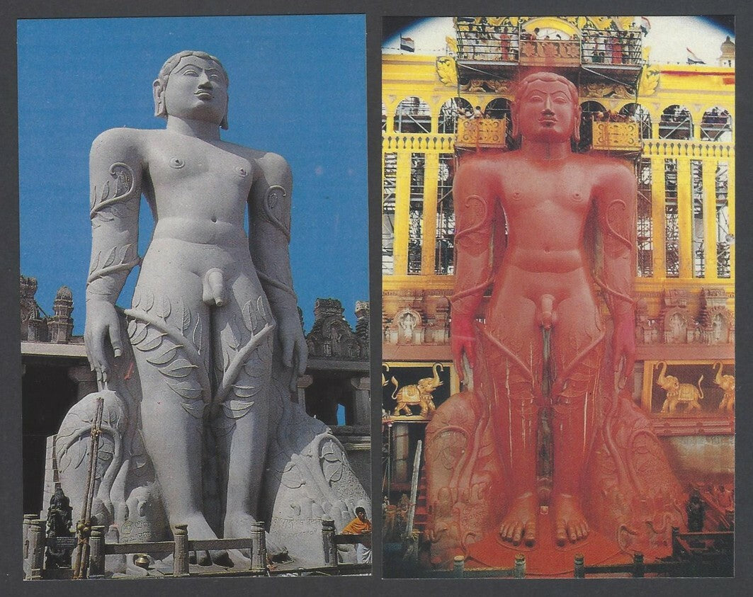 AOP India HISTORICAL VIEWS OF SHRAVANABELAGOLA packet of 10 picture postcards