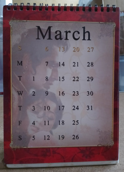 India Bollywood 2005 Mughal-e-Azam Calendar 6.5" x 8"