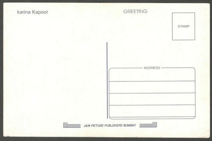 AOP India Bollywood vintage postcard KAREENA KAPOOR