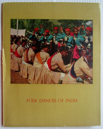 Folk Dances of India folder with 6 prints