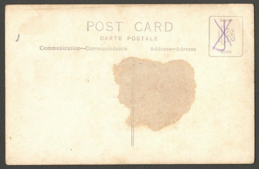 AOP India vintage rppc real photo postcard KSHAR BAUG, BUNDI 