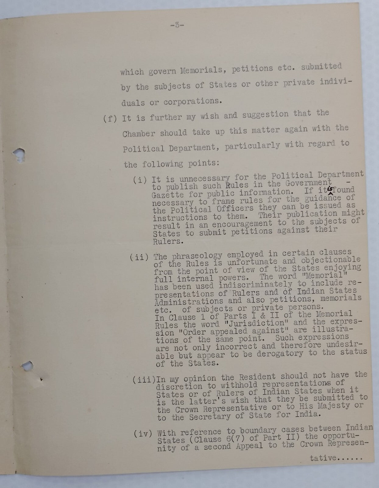 Banswara India 1940 multicolour crested letter signed MAHARAJA Prithvi Singh