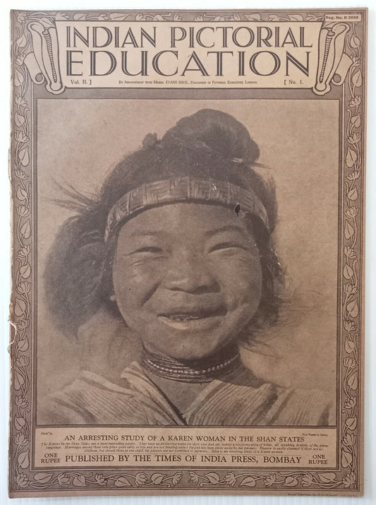 INDIAN PICTORAL EDUCATION 1929.30 Voll.1 No.1 Burma, Karen