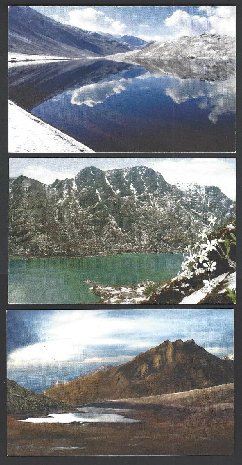 India 2006 Himalayan Lakes pictorial First Day cards in PO presentation pack