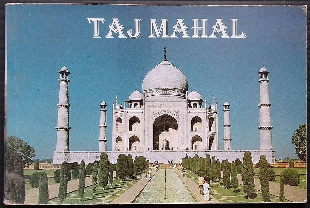 AOP India vintage booklet of 10 postcards - Taj Mahal
