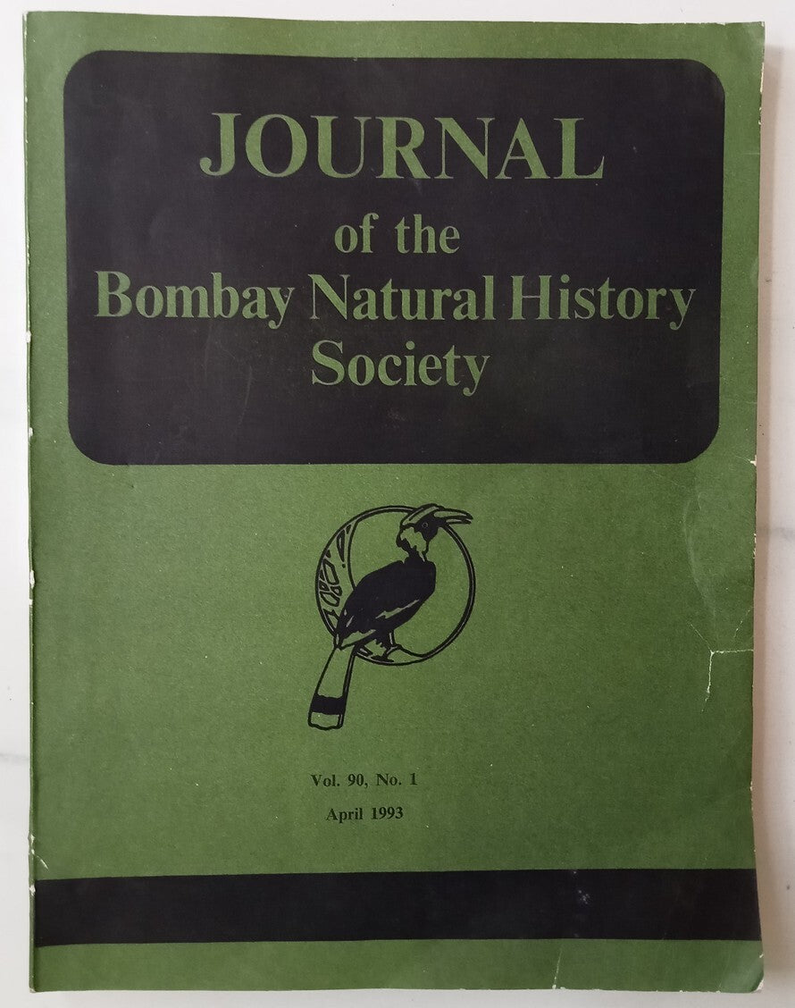 AOP India JOURNAL OF THE BOMBAY NATURAL HISTORY SOCIETY April 1993