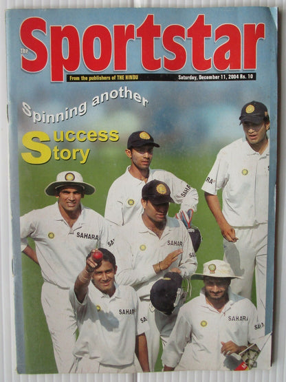 India Sports Star 2004 with much Cricket coverage (5 issues)