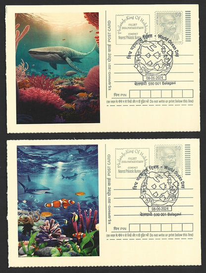 India 2024 World Ocean Day cards SHARKS (2)
