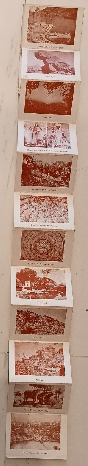 AOP India MOUNT ABU IN VIEWS small vintage tourist booklet of views c.1950