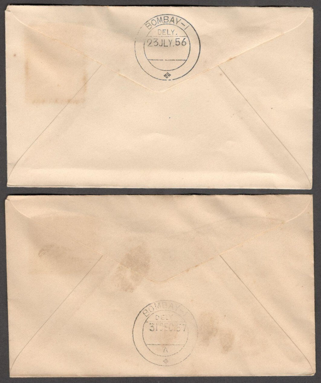 India Anna series - set of 12 plain FDCs