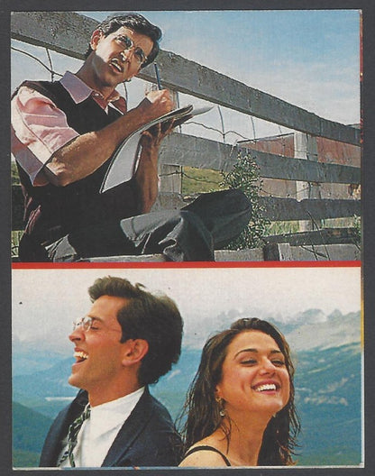 AOP2 India Bollywood 2004 Pocket Calendar - PREITY ZINTA & HRITHIK ROSHAN