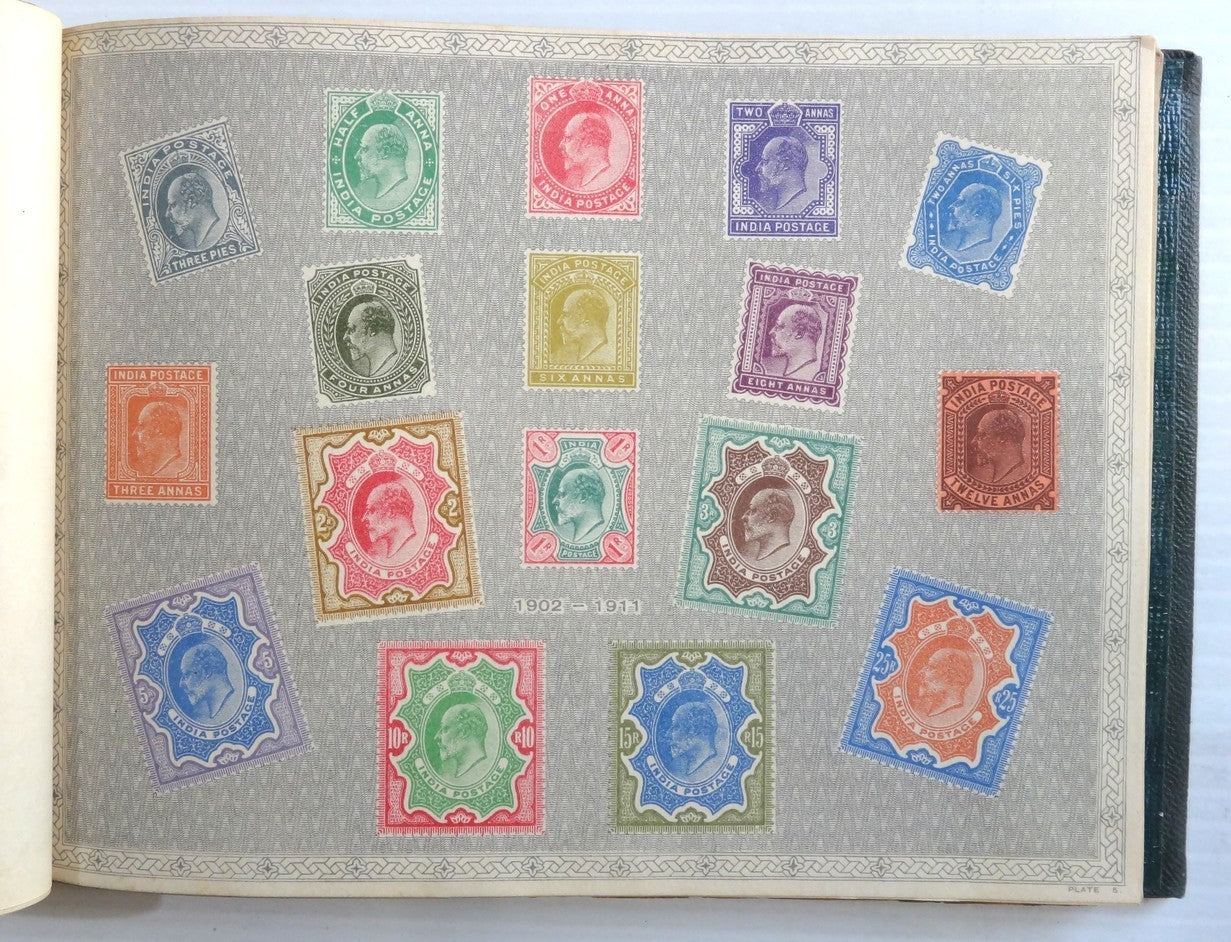 India 1954 Stamp Centenary SOUVENIR ALBUM reproducing all stamps of the century