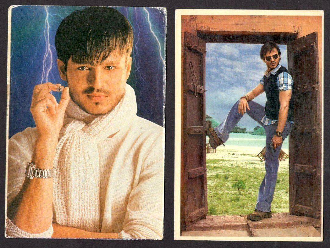 India Bollywood vintage postcards VIVEK OBEROI (12)