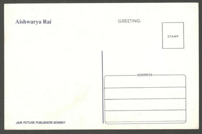 AOP India Bollywood AISHWARYA RAI vintage postcard