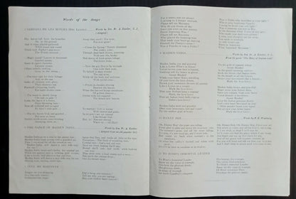 AOP India MUSIC REVIEW ST. Xavier's School Musical Soceity Bombay 8th Aug 1948