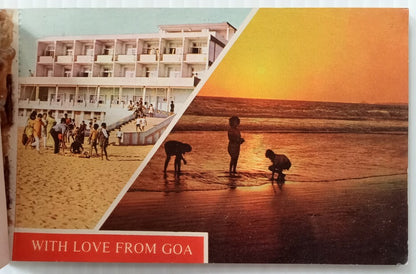 AOP India DAMSAN GOA vintage souvenir booklet of 10 postcards