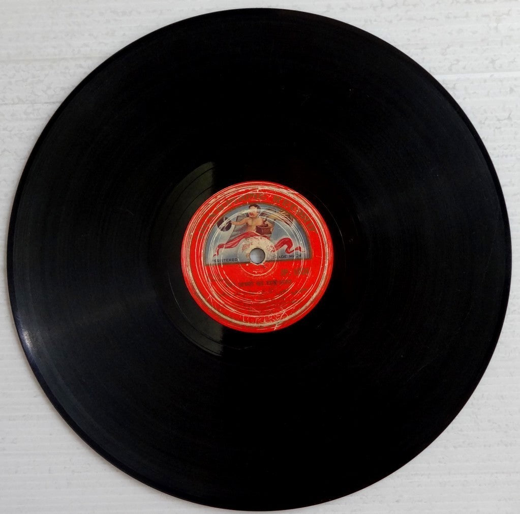 India Bollywood 78prm Jien-O-Phone record Movie KHANDAN 1942 Ghulam Haider