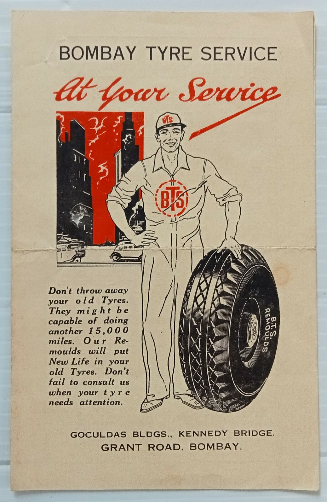 AOP India BOMBAY TYRES SERVICE Price List