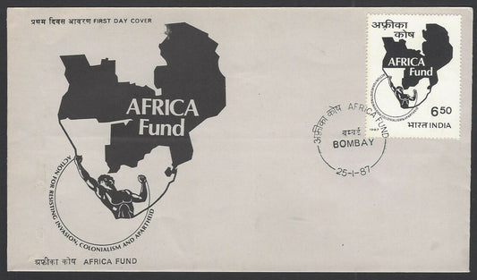 India 1987 Africa Fund FDC