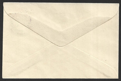 India 25p envelope with smudged EXTREME overinked stamp error