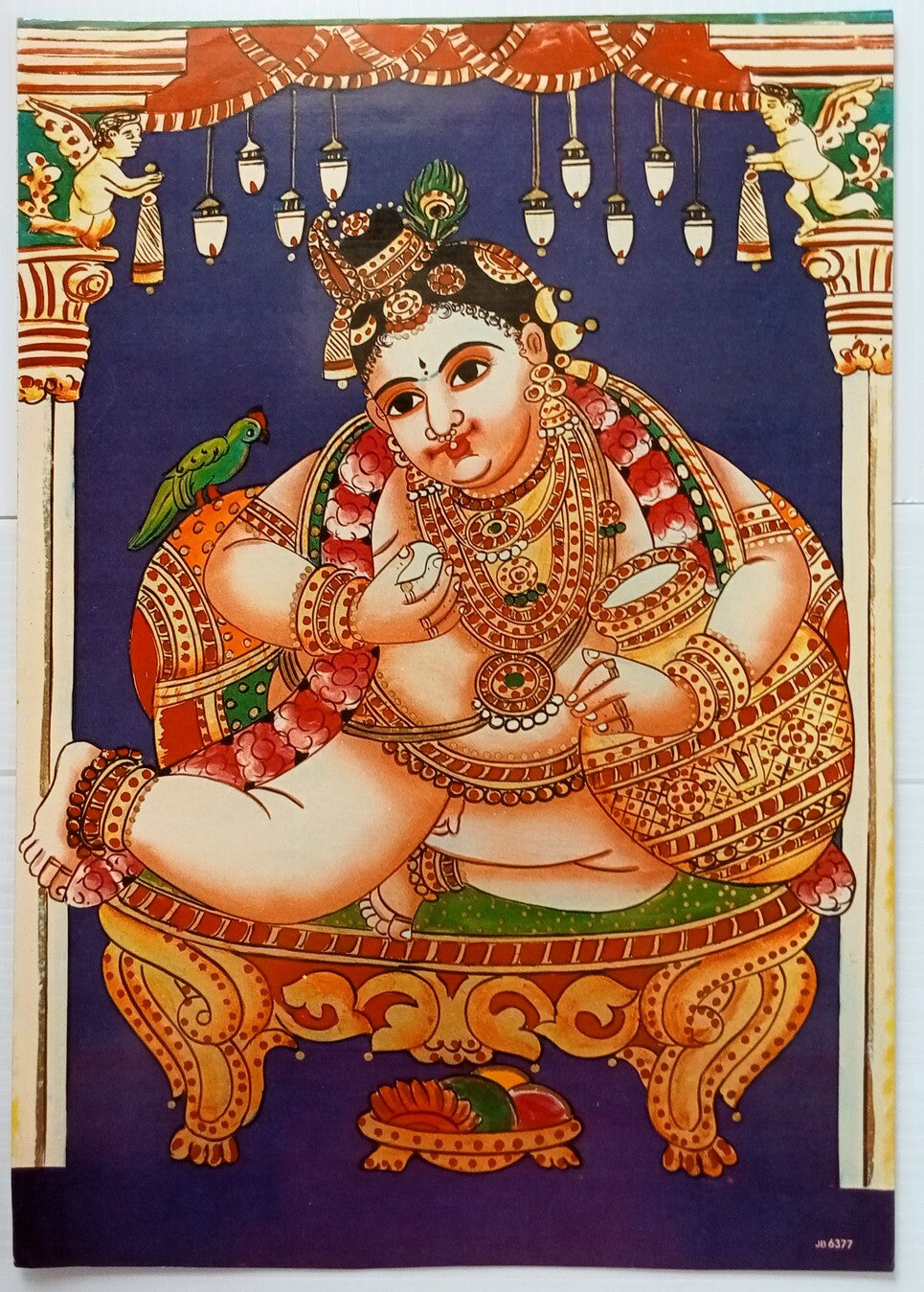 AOP India LORD BABY KRISHNA Hindu God Poster 36cm x 32cm R