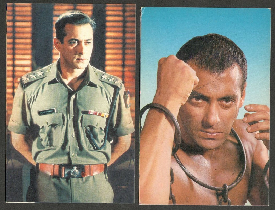 India Bollywood vintage postcards SALMAN KHAN (4)
