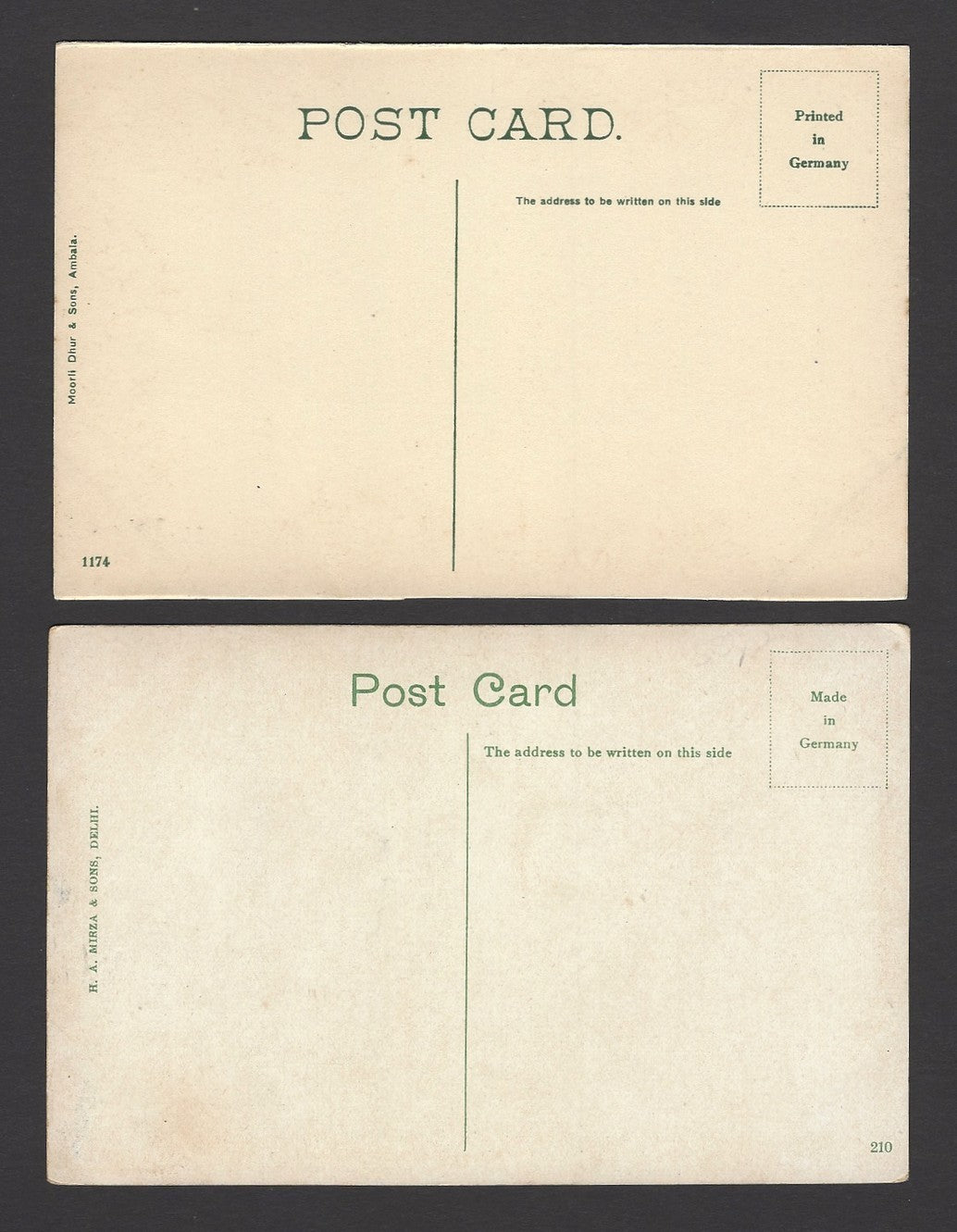 Dagshai, India vintage postcards (7)