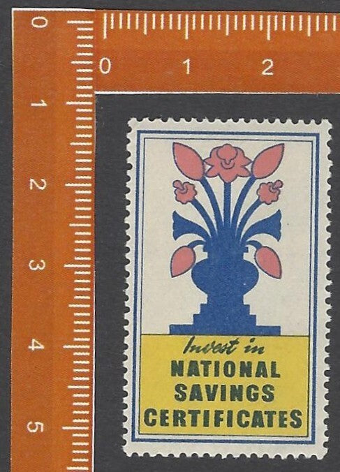 AOP India National Savings Certificate poster stamp MNH