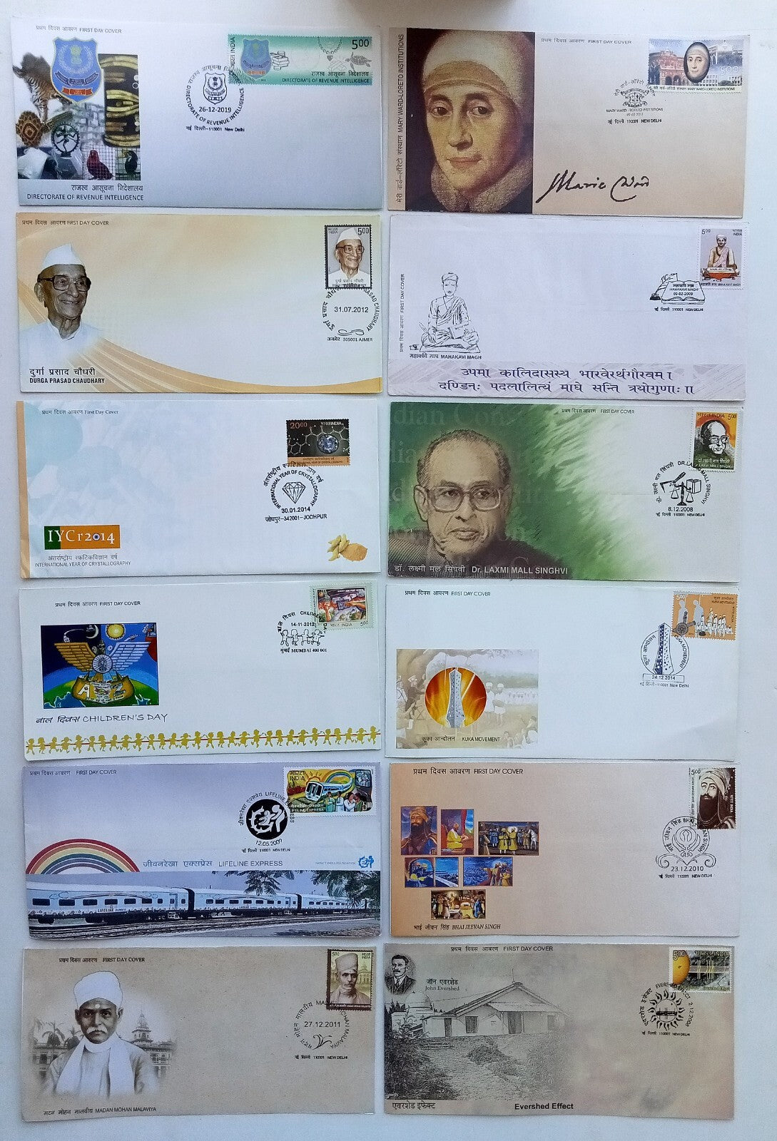 (AOP) India FDC First Day cover collection