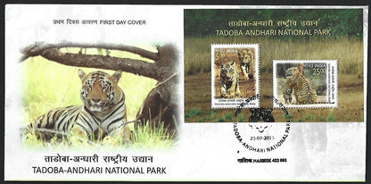 India 2015-17 MS miniature sheets on FDCs (5)