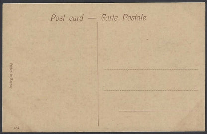 India Poona vintage tinted postcard Birds Eye View from Bund
