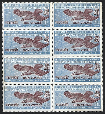 India Airport Tax 20R block of 8