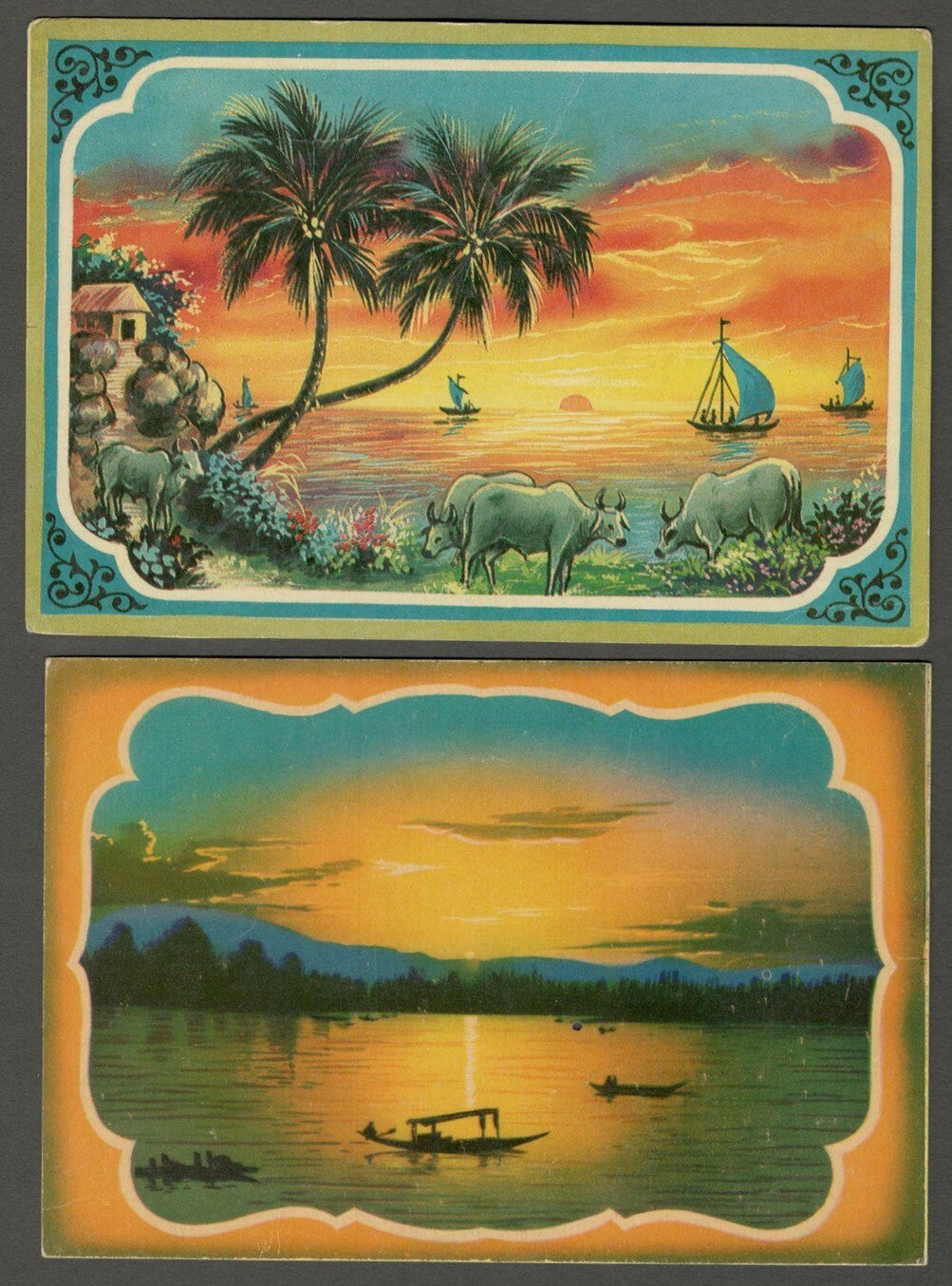 AOP India old postcards, Greetings, etc. (11)