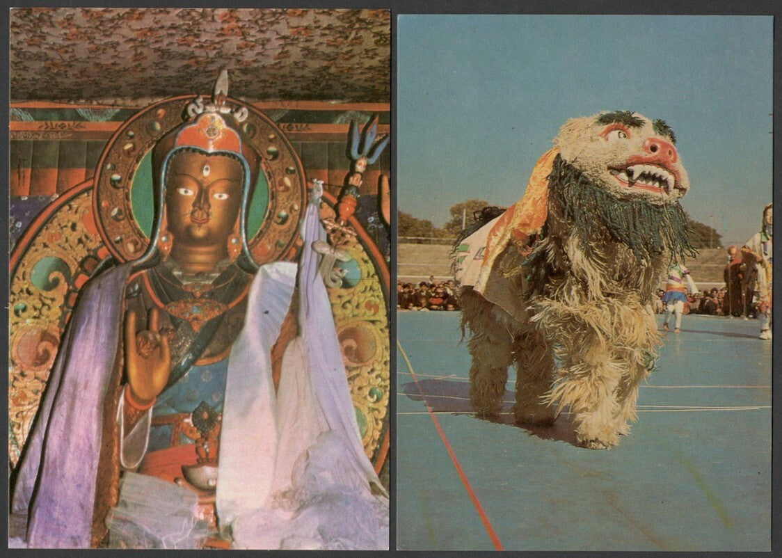 (AOP) Ladakh India Tibet vintage postcards (8)
